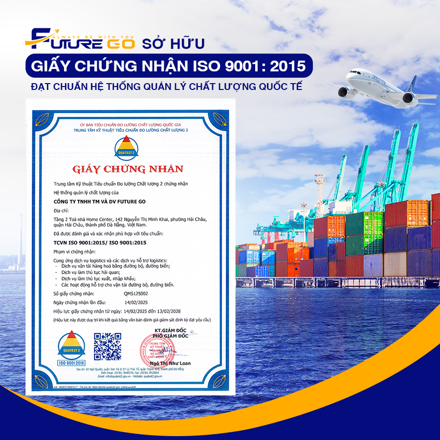Future Go đạt chuẩn hệ thống quản lý chất lượng 9001:2015 1 ISO 9001 3
